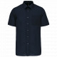 Camicia popeline policotone uomo maniche corte facile da lavare K551 Kariban