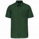 Camicia popeline policotone uomo maniche corte facile da lavare K551 Kariban