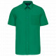 Camicia popeline policotone uomo maniche corte facile da lavare K551 Kariban