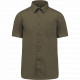 Camicia popeline policotone uomo maniche corte facile da lavare K551 Kariban