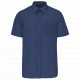 Camicia popeline policotone uomo maniche corte facile da lavare K551 Kariban