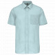 Camicia popeline policotone uomo maniche corte facile da lavare K551 Kariban