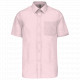 Camicia popeline policotone uomo maniche corte facile da lavare K551 Kariban
