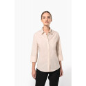 Camicia popeline policotone donna maniche 3/4 facile da lavare K558 Kariban