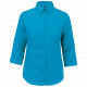 Camicia popeline policotone donna maniche 3/4 facile da lavare K558 Kariban