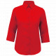 Camicia popeline policotone donna maniche 3/4 facile da lavare K558 Kariban