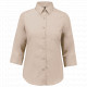 Camicia popeline policotone donna maniche 3/4 facile da lavare K558 Kariban