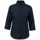 Camicia popeline policotone donna maniche 3/4 facile da lavare K558 Kariban