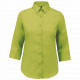 Camicia popeline policotone donna maniche 3/4 facile da lavare K558 Kariban