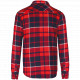 Giacca-camicia a quadri foderata in sherpa K579 Kariban