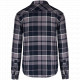 Giacca-camicia a quadri foderata in sherpa K579 Kariban