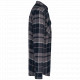 Giacca-camicia a quadri foderata in sherpa K579 Kariban