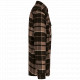 Giacca-camicia a quadri foderata in sherpa K579 Kariban