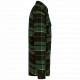 Giacca-camicia a quadri foderata in sherpa K579 Kariban