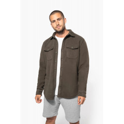 Giacca-camicia in pile foderata in sherpa K582 Kariban