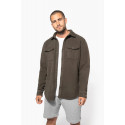 Giacca-camicia in pile foderata in sherpa K582 Kariban