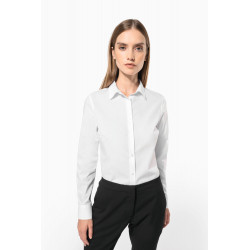 Camicia popeline policotone donna facile da lavare K584 Kariban