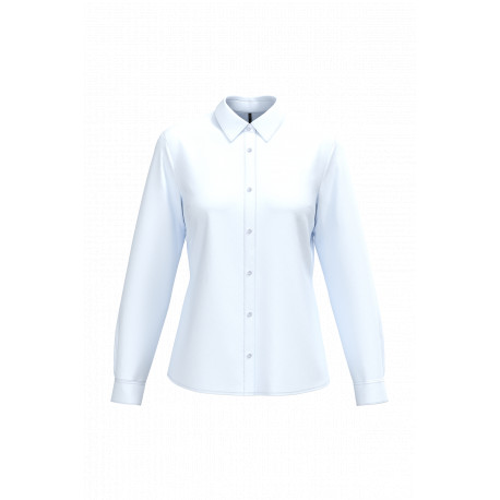 Camicia popeline policotone donna facile da lavare K584 Kariban