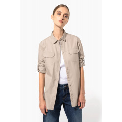 Camicia donna safari maniche lunghe K591 Kariban