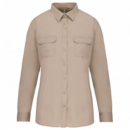 Camicia donna safari maniche lunghe K591 Kariban