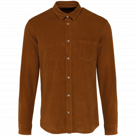 Camicia uomo maniche lunghe in velluto K599 Kariban