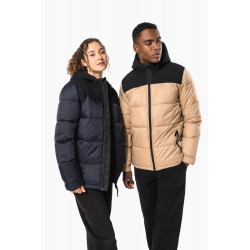 Parka imbottito con cappuccio bicolore unisex K6163 Kariban