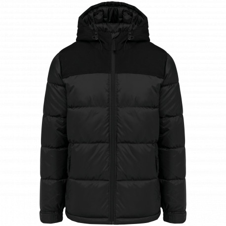 Parka imbottito con cappuccio bicolore unisex K6163 Kariban