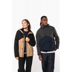 Parka unisex 3 in 1 impermeabile con cappuccio bicolore K6169 Kariban