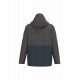 Parka unisex 3 in 1 impermeabile con cappuccio bicolore K6169 Kariban