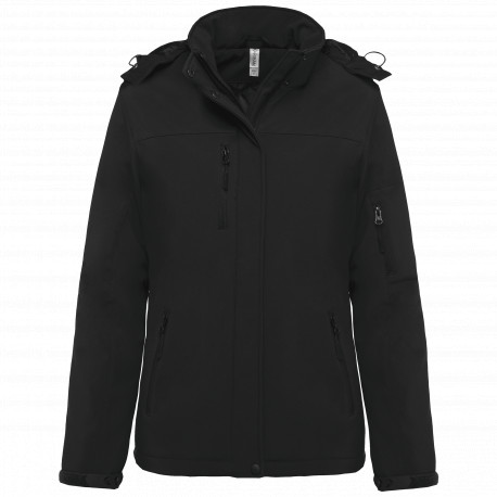 Parka donna softshell imbottito con cappuccio K651 Kariban