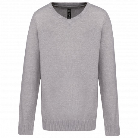 Pullover bambino con collo a V K9109 Kariban