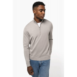 Maglione uomo mezza zip K970 Kariban