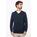 Pullover uomo con collo a V ecosostenibile K980 Kariban