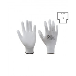 Guanto poliestere/poliuretano bianco X-Glove X-Dry
