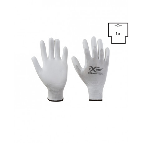 Guanto poliestere/poliuretano bianco X-Glove X-Dry