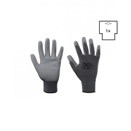 Guanto poliestere/poliuretano grigio X-Glove X-Dry