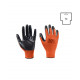 Guanto poliestere/nitrile liscio arancio X-Glove X-Oil