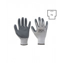 Guanto poliestere/nitrile liscio grigio X-Glove X-Oil