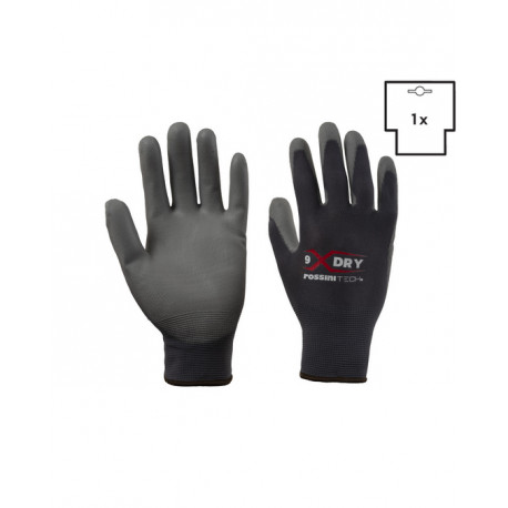 Guanto nylon/poliuretano grigio X-Glove X-Dry