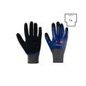 Guanto poliestere/nitrile doppia spalmatura antiscivolo X-Glove X-Oil