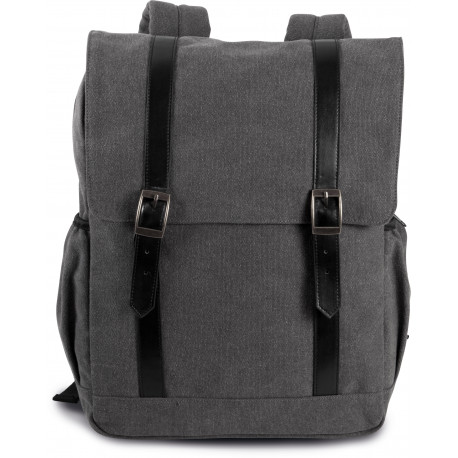 Zaino in canvas con patta KI0143 Kimood