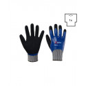 Guanto Taglio D (HPPE-Vetro)/nitrile doppia spalmatura X-Glove X-Cut