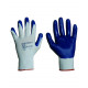 Guanto nylon bianco/nitrile royal Sheltech