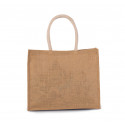 Borsa mare in juta KI0219 Kimood