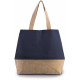 Shopper in tela di cotone e juta KI0235 Kimood
