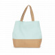 Shopper in tela di cotone e juta KI0235 Kimood