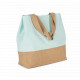 Shopper in tela di cotone e juta KI0235 Kimood