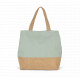 Shopper in tela di cotone e juta KI0235 Kimood