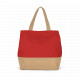 Shopper in tela di cotone e juta KI0235 Kimood