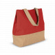 Shopper in tela di cotone e juta KI0235 Kimood